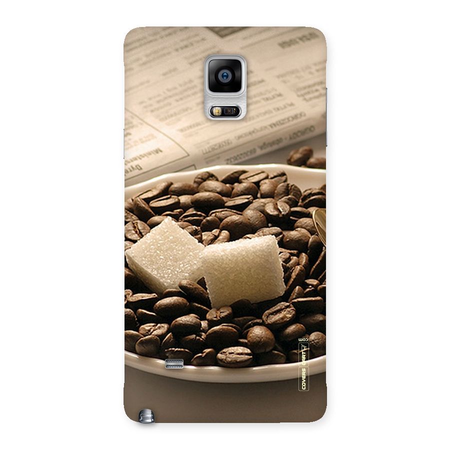 Coffee And Sugar Cubes Back Case for Galaxy Note 4