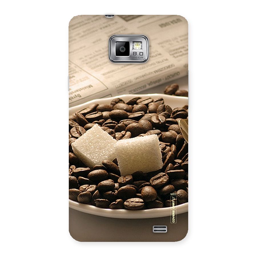 Coffee And Sugar Cubes Back Case for Galaxy S2