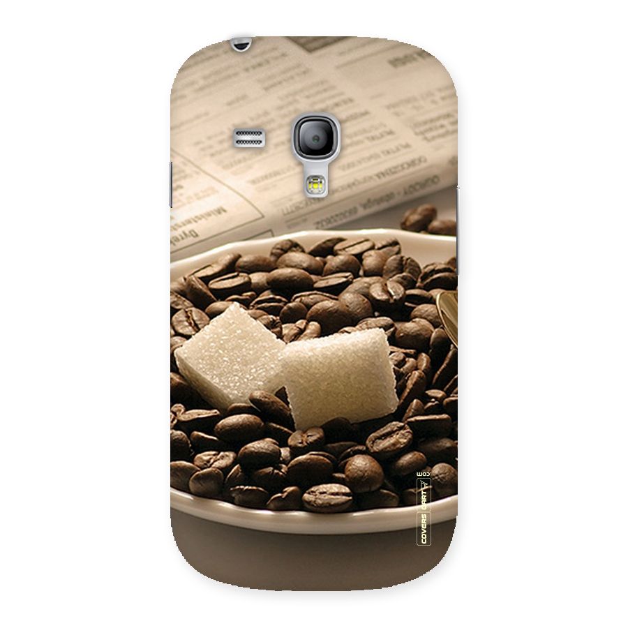 Coffee And Sugar Cubes Back Case for Galaxy S3 Mini