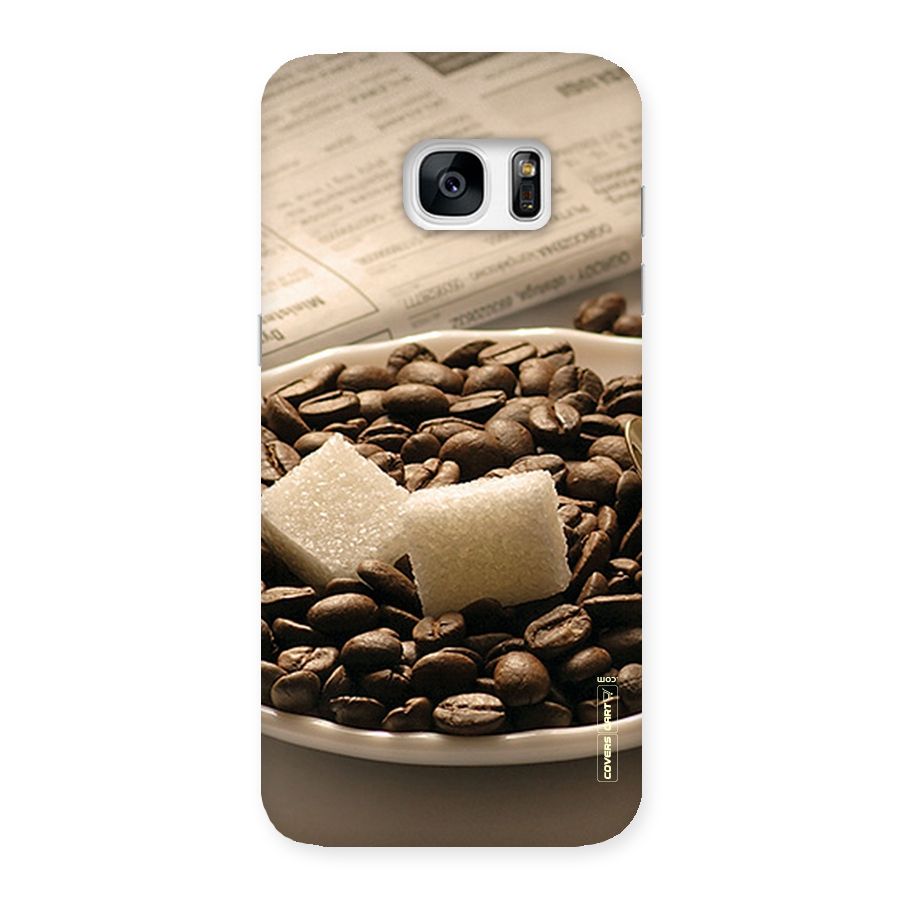 Coffee And Sugar Cubes Back Case for Galaxy S7 Edge