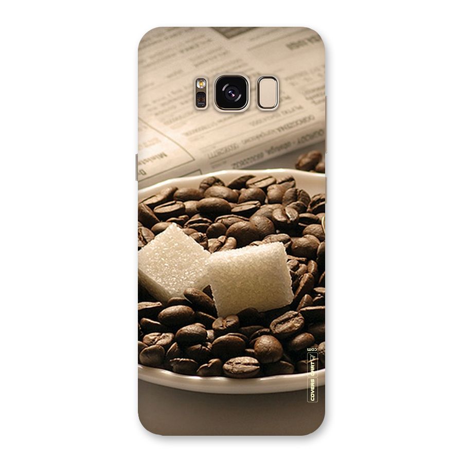 Coffee And Sugar Cubes Back Case for Galaxy S8