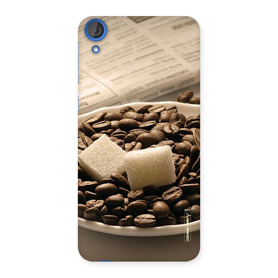 Coffee And Sugar Cubes Back Case for HTC Desire 820s