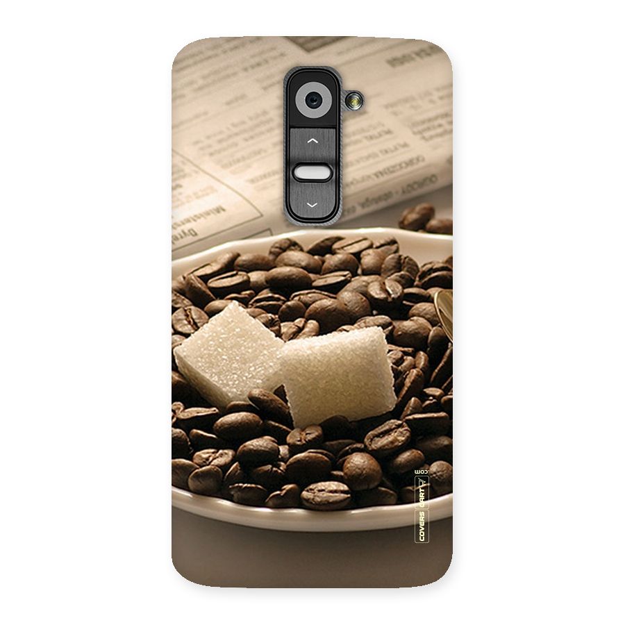 Coffee And Sugar Cubes Back Case for LG G2