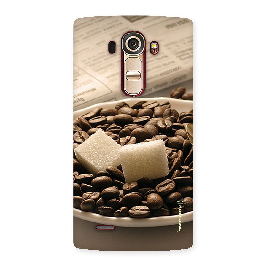 Coffee And Sugar Cubes Back Case for LG G4