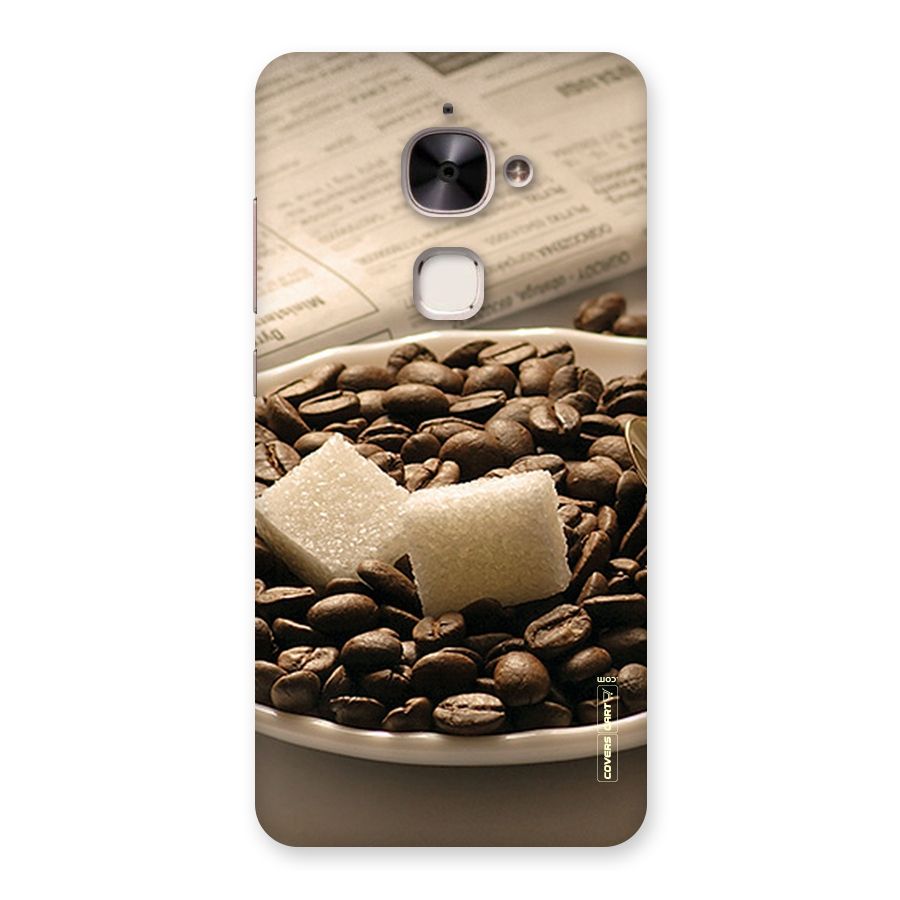 Coffee And Sugar Cubes Back Case for Le 2