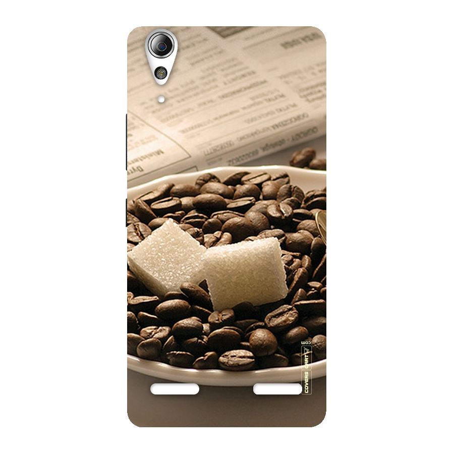 Coffee And Sugar Cubes Back Case for Lenovo A6000