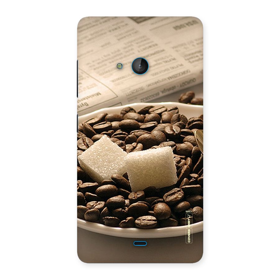 Coffee And Sugar Cubes Back Case for Lumia 540