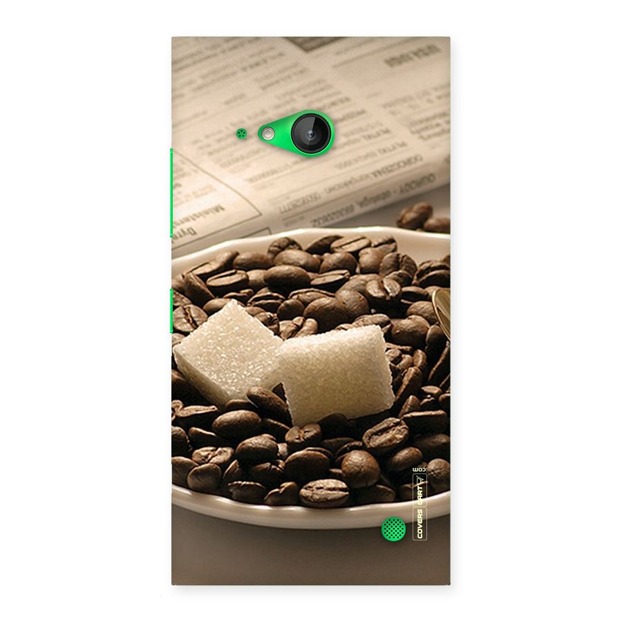 Coffee And Sugar Cubes Back Case for Lumia 730