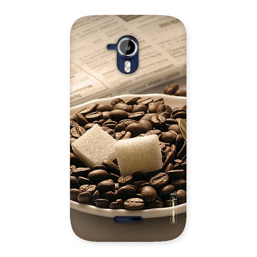 Coffee And Sugar Cubes Back Case for Micromax Canvas Magnus A117