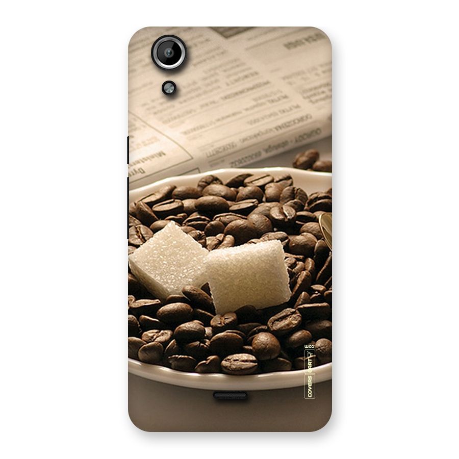Coffee And Sugar Cubes Back Case for Micromax Canvas Selfie Lens Q345