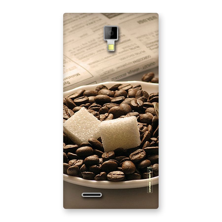 Coffee And Sugar Cubes Back Case for Micromax Canvas Xpress A99