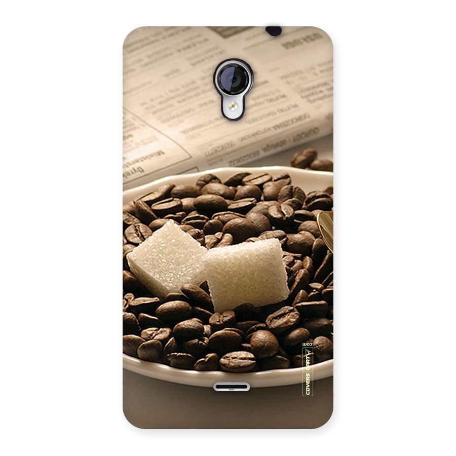 Coffee And Sugar Cubes Back Case for Micromax Unite 2 A106
