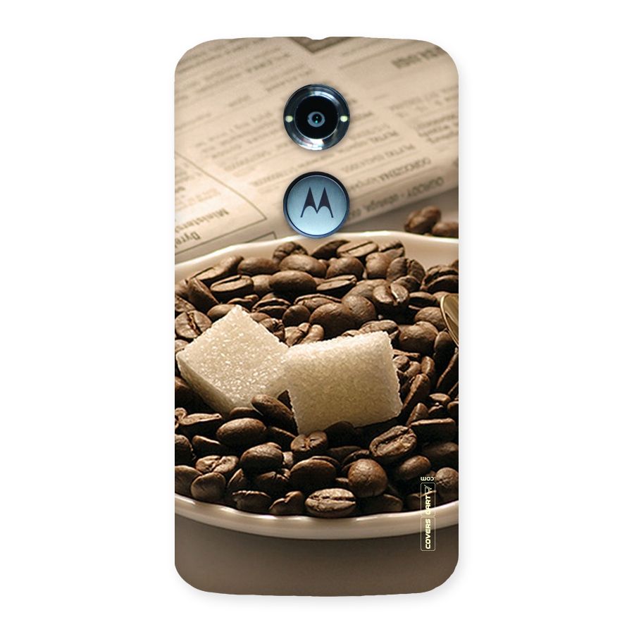 Coffee And Sugar Cubes Back Case for Moto X 2nd Gen