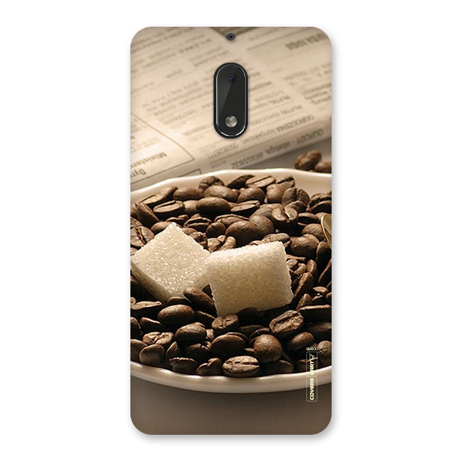 Coffee And Sugar Cubes Back Case for Nokia 6