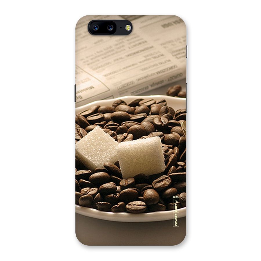 Coffee And Sugar Cubes Back Case for OnePlus 5