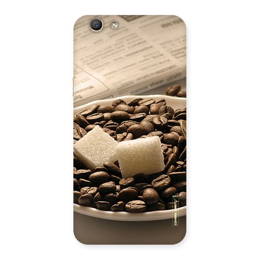 Coffee And Sugar Cubes Back Case for Oppo F1s
