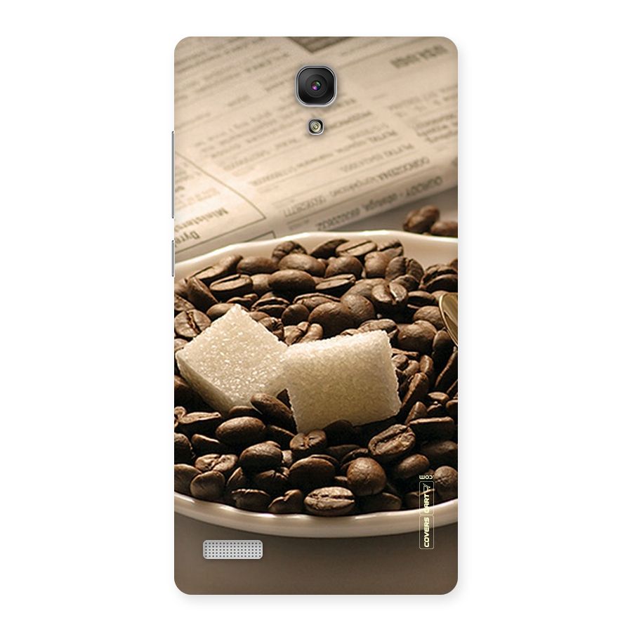 Coffee And Sugar Cubes Back Case for Redmi Note Prime