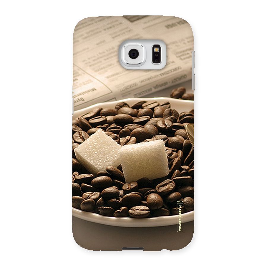 Coffee And Sugar Cubes Back Case for Samsung Galaxy S6