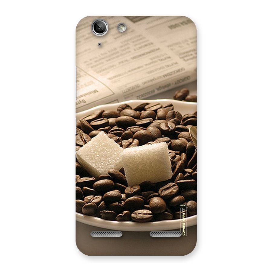 Coffee And Sugar Cubes Back Case for Vibe K5