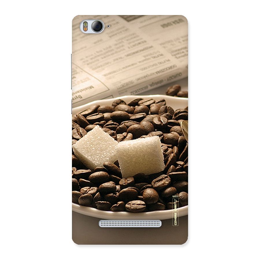 Coffee And Sugar Cubes Back Case for Xiaomi Mi4i