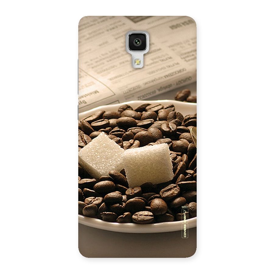 Coffee And Sugar Cubes Back Case for Xiaomi Mi 4