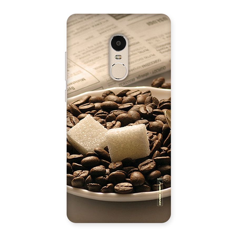 Coffee And Sugar Cubes Back Case for Xiaomi Redmi Note 4
