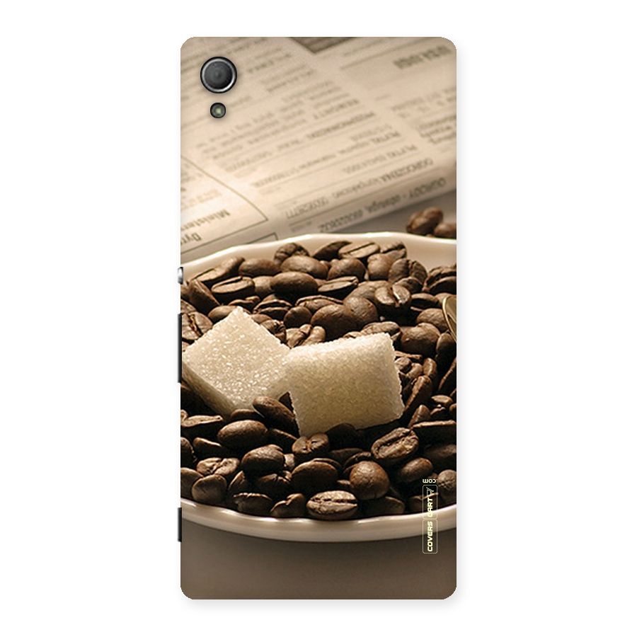 Coffee And Sugar Cubes Back Case for Xperia Z4