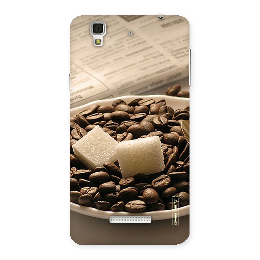 Coffee And Sugar Cubes Back Case for YU Yureka Plus