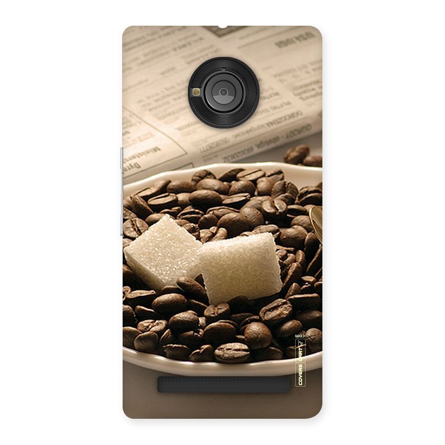 Coffee And Sugar Cubes Back Case for Yu Yunique