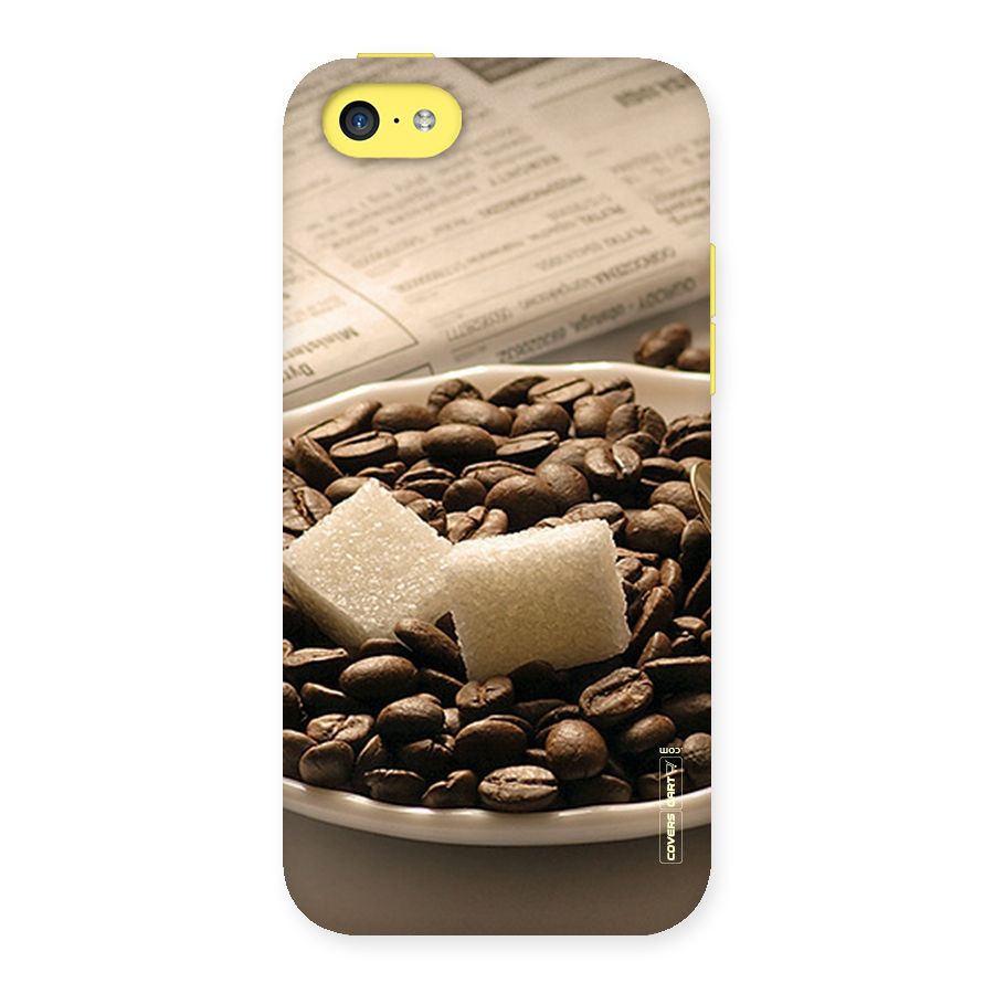 Coffee And Sugar Cubes Back Case for iPhone 5C