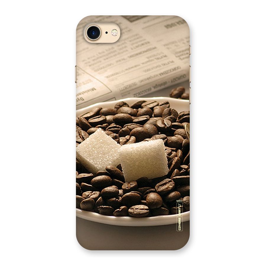 Coffee And Sugar Cubes Back Case for iPhone 7