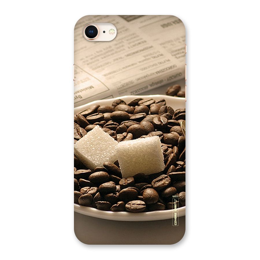 Coffee And Sugar Cubes Back Case for iPhone 8