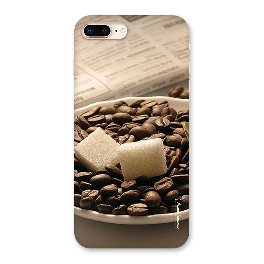 Coffee And Sugar Cubes Back Case for iPhone 8 Plus