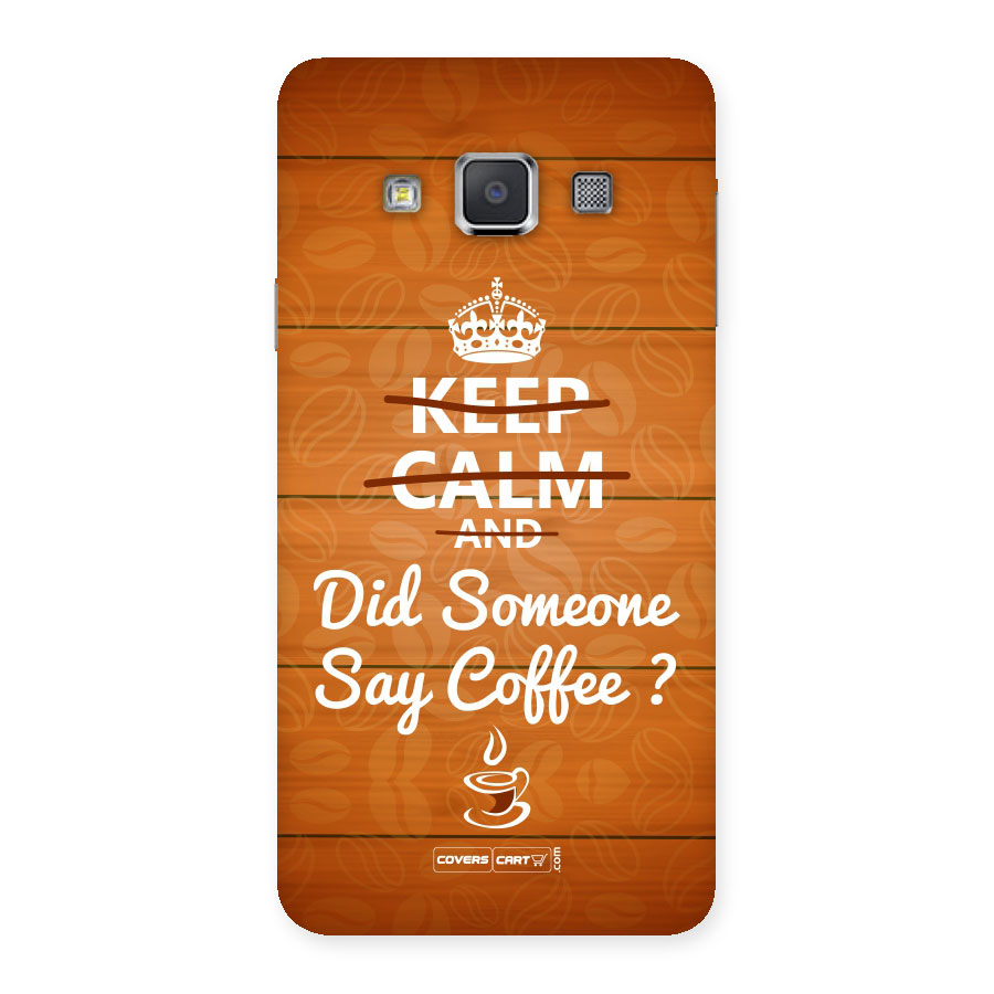 Coffee Ardour Back Case for Galaxy A3