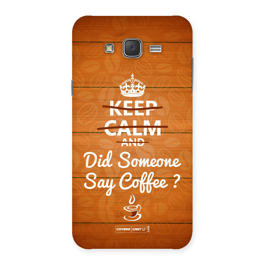 Coffee Ardour Back Case for Galaxy J7