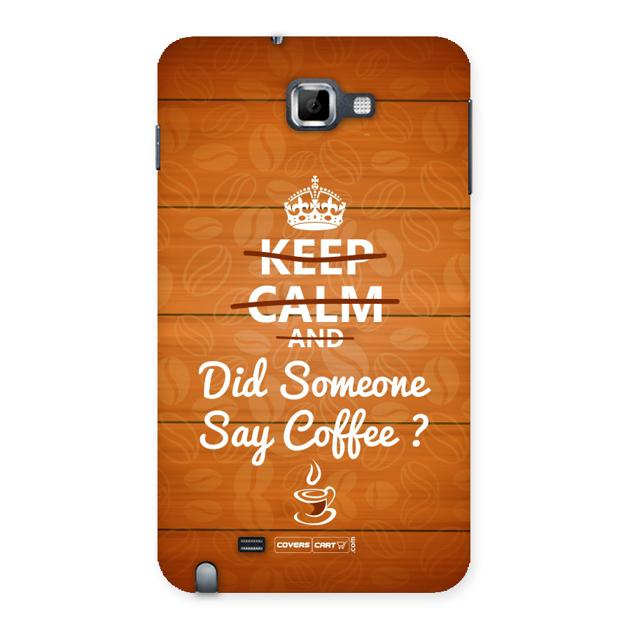 Coffee Ardour Back Case for Galaxy Note