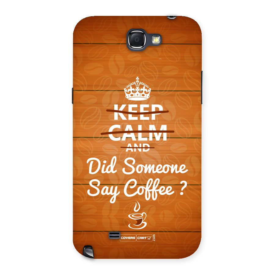 Coffee Ardour Back Case for Galaxy Note 2