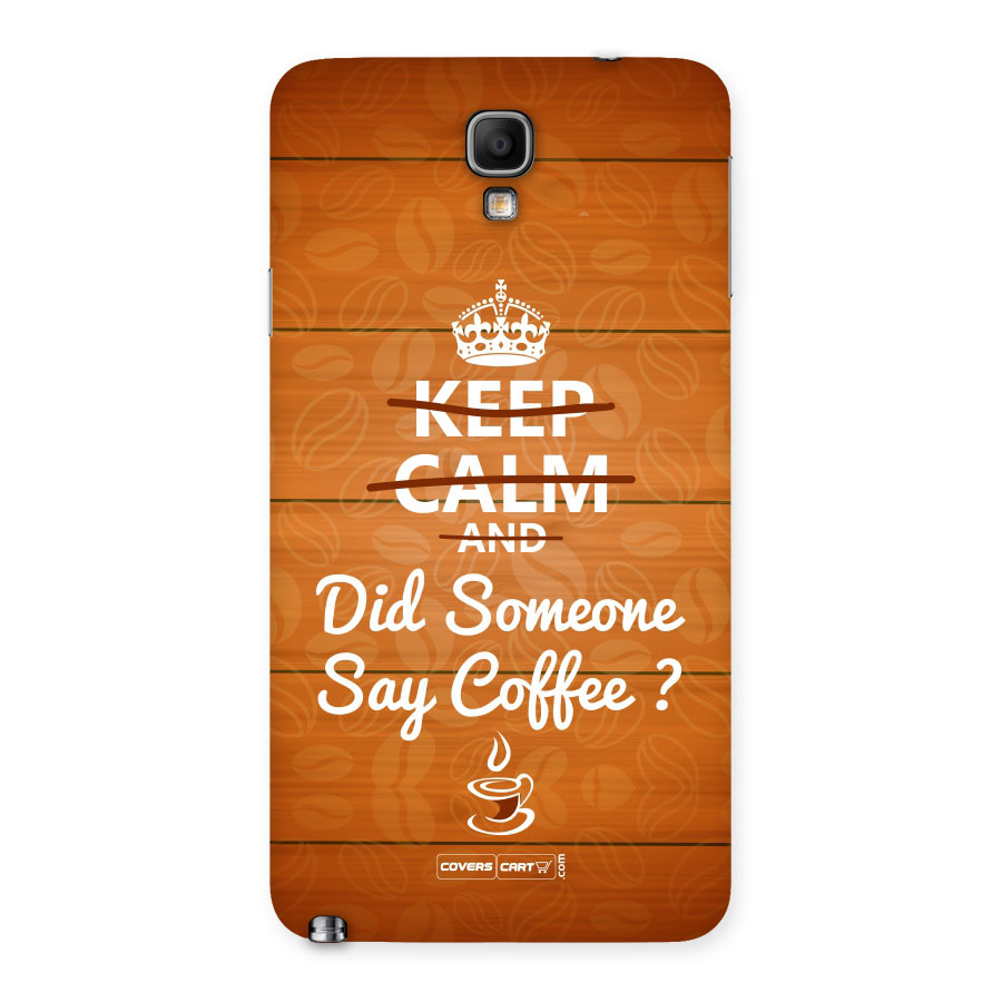 Coffee Ardour Back Case for Galaxy Note 3 Neo