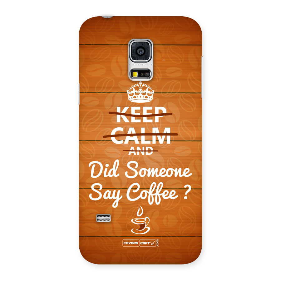 Coffee Ardour Back Case for Galaxy S5 Mini
