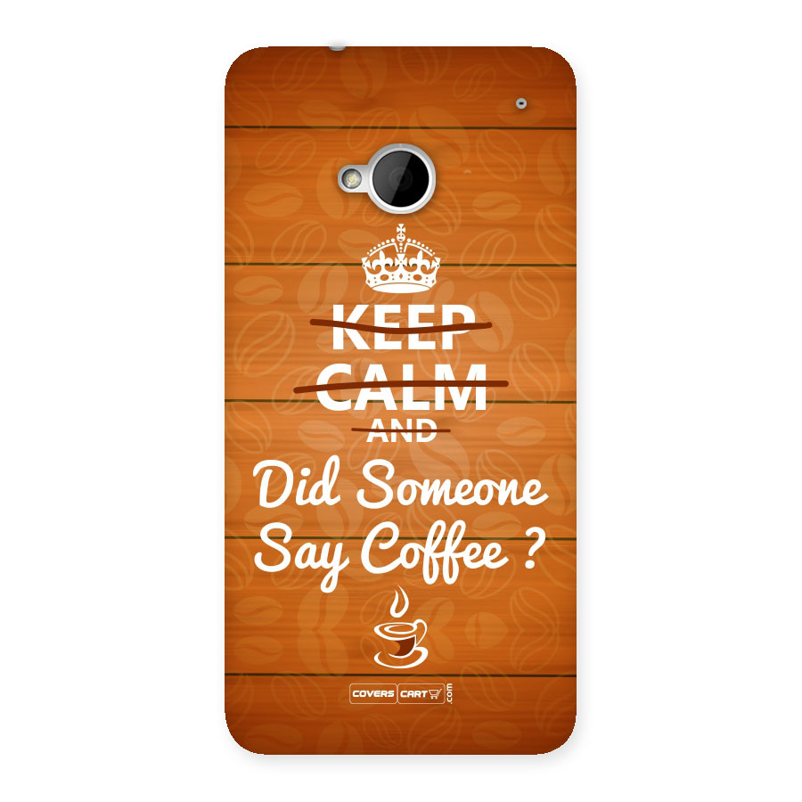 Coffee Ardour Back Case for HTC One M7