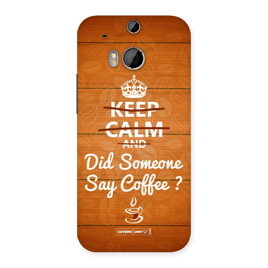 Coffee Ardour Back Case for HTC One M8