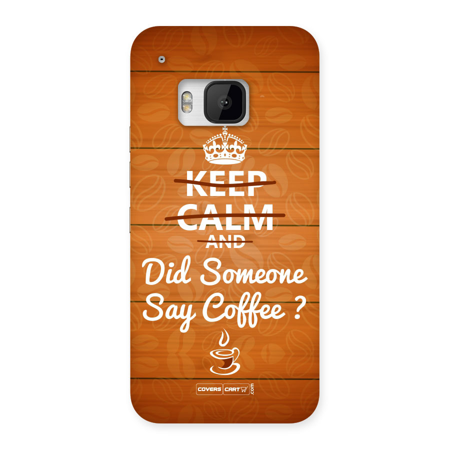 Coffee Ardour Back Case for HTC One M9