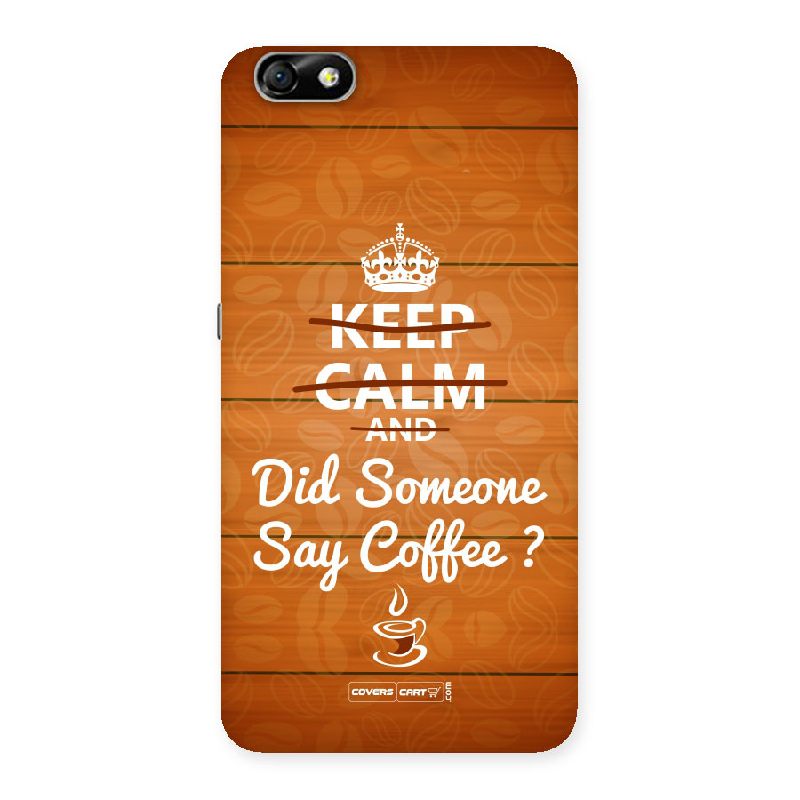 Coffee Ardour Back Case for Honor 4X