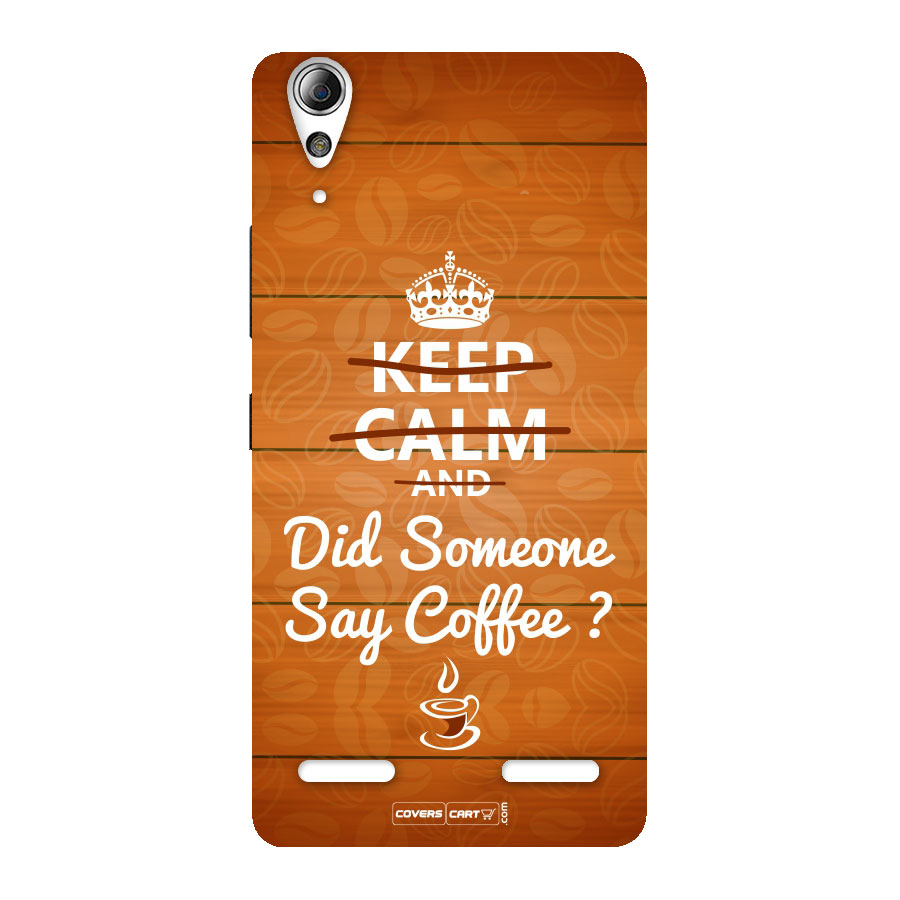 Coffee Ardour Back Case for Lenovo A6000 Plus