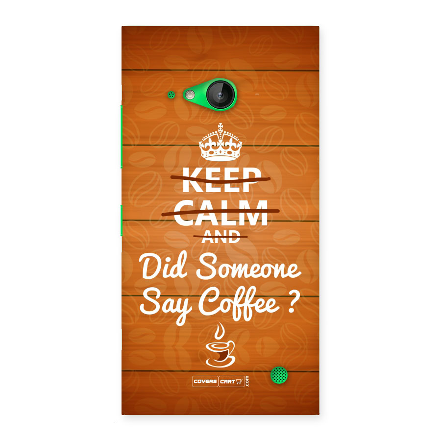 Coffee Ardour Back Case for Lumia 730