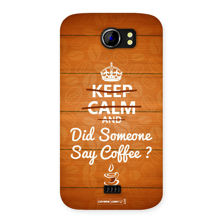 Coffee Ardour Back Case for Micromax Canvas 2 A110