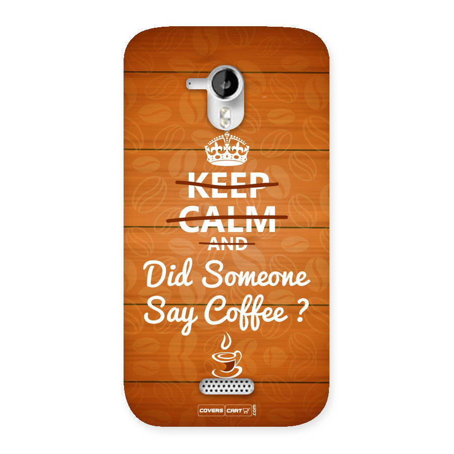 Coffee Ardour Back Case for Micromax Canvas HD A116