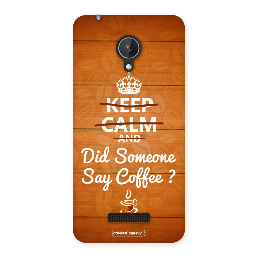 Coffee Ardour Back Case for Micromax Canvas Spark Q380