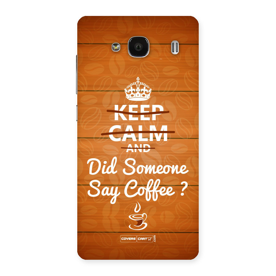 Coffee Ardour Back Case for Redmi 2