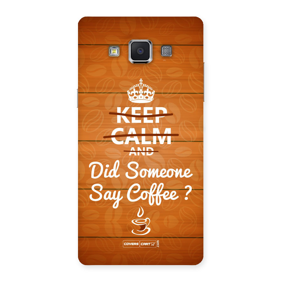 Coffee Ardour Back Case for Samsung Galaxy A5